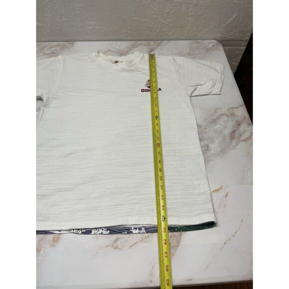 Godzilla  T-shirt White TOHO Godzilla  Japan Monster  Size M Youth - Picture 3 of 8